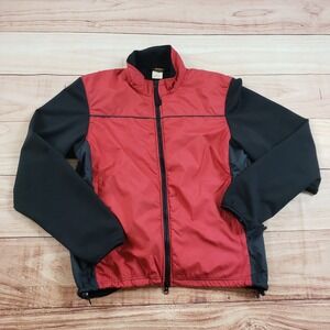 VINTAGE REI‎ Jacket Mens Medium Red Black Outdoor Windbreaker Hiking Adult M